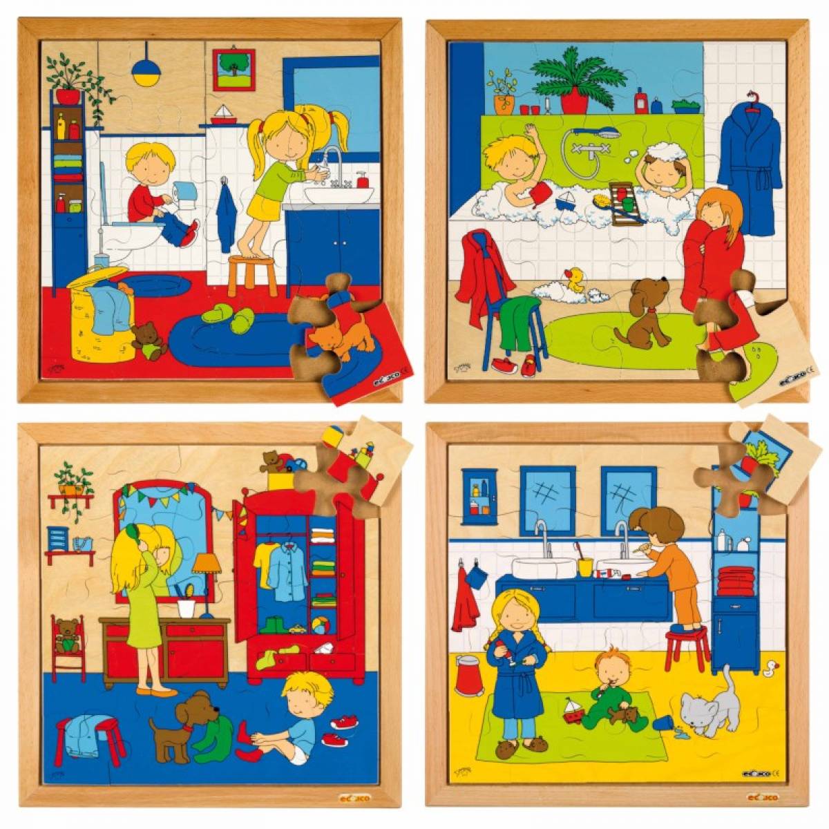 Hygiene Puzzles - Set of 4