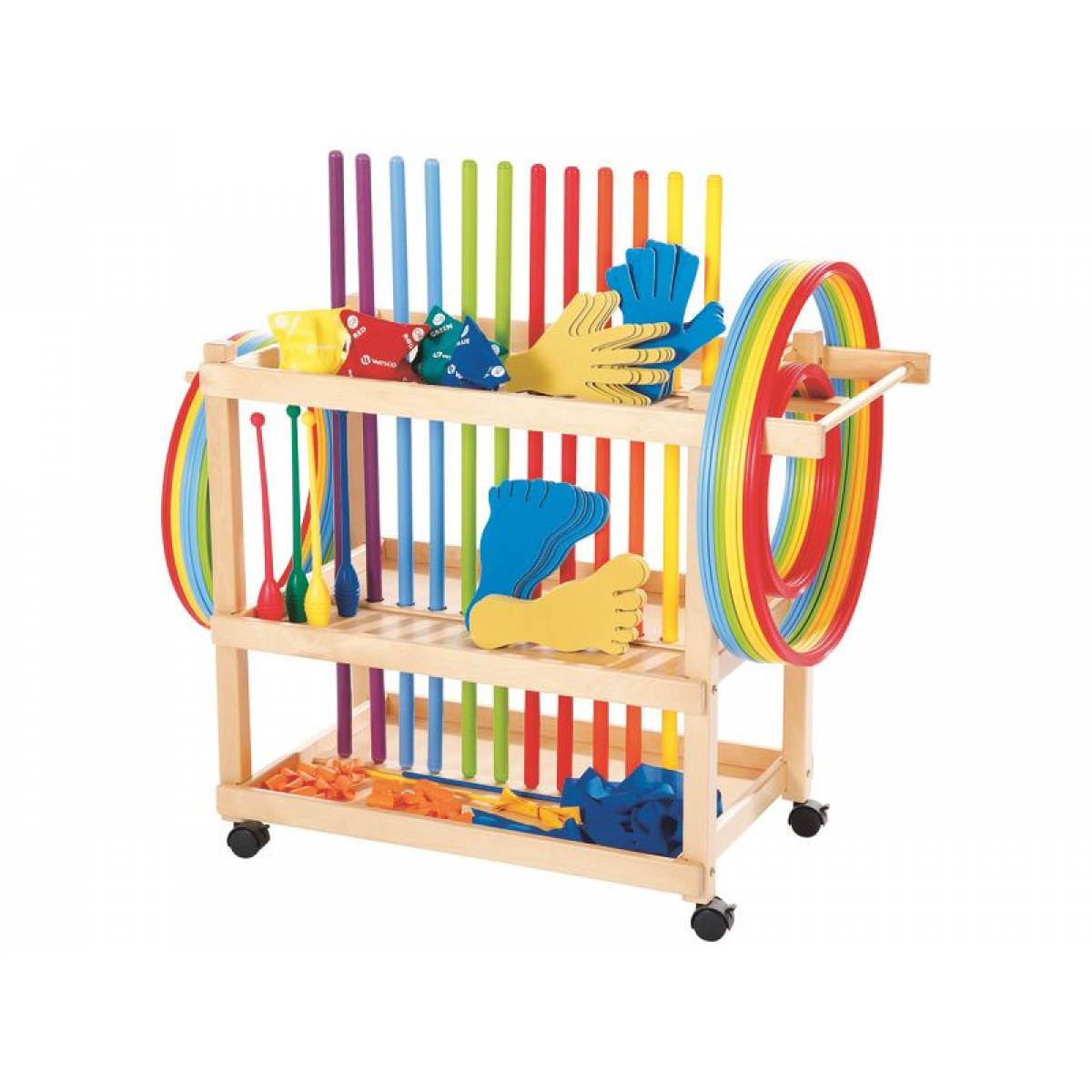 Psychomotor Trolley with 100 Accessories