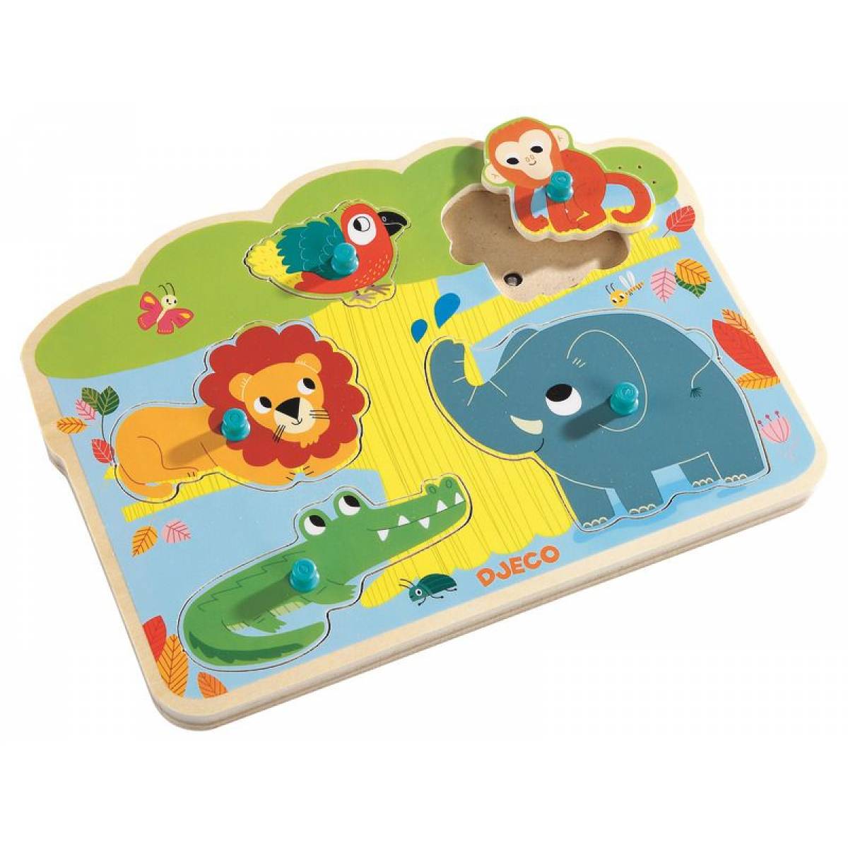 Puzzle with Sound - Jungle Animals